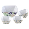 melamine square bowl